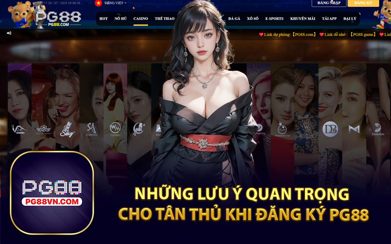 Những Lưu Ý Quan Trọng Cho Tân Thủ Khi Đăng Ký PG88