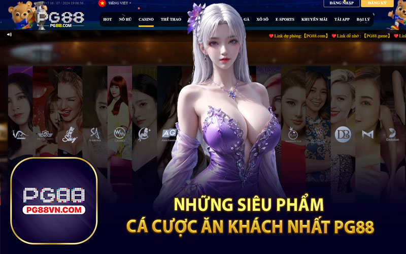 Những Siêu Phẩm Cá Cược Ăn Khách Nhất PG88